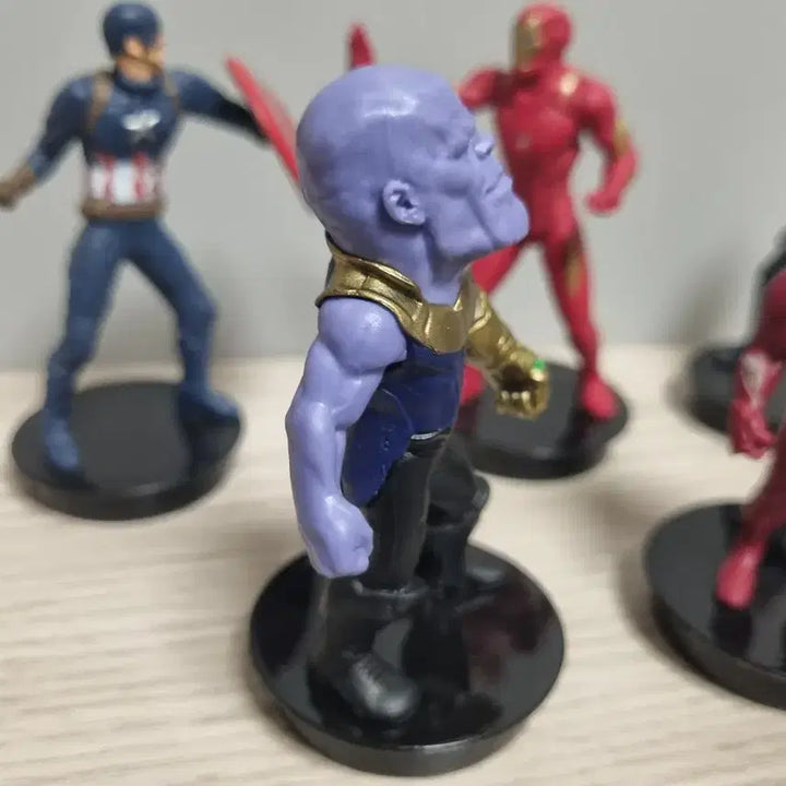 [BUNJANG] Marvel Avengers Iron Man Captain America Thanos Figure Bundle Set / 마블 어벤져스 시빌워 인피니티워 피규어 아이언맨 캡틴아메리카 타노스