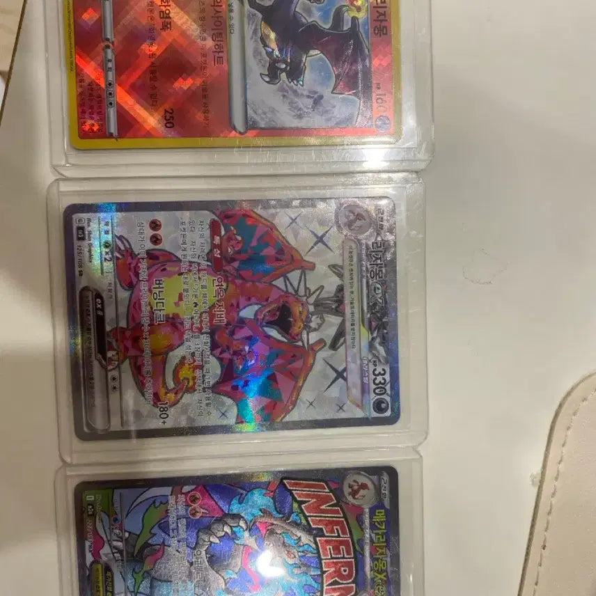 [BUNJANG] Charizard SR, Mega Charizard EX, Charizard EX Bundle Set Trading Cards / 리자몽 sr,ma,k 일괄판매합니다