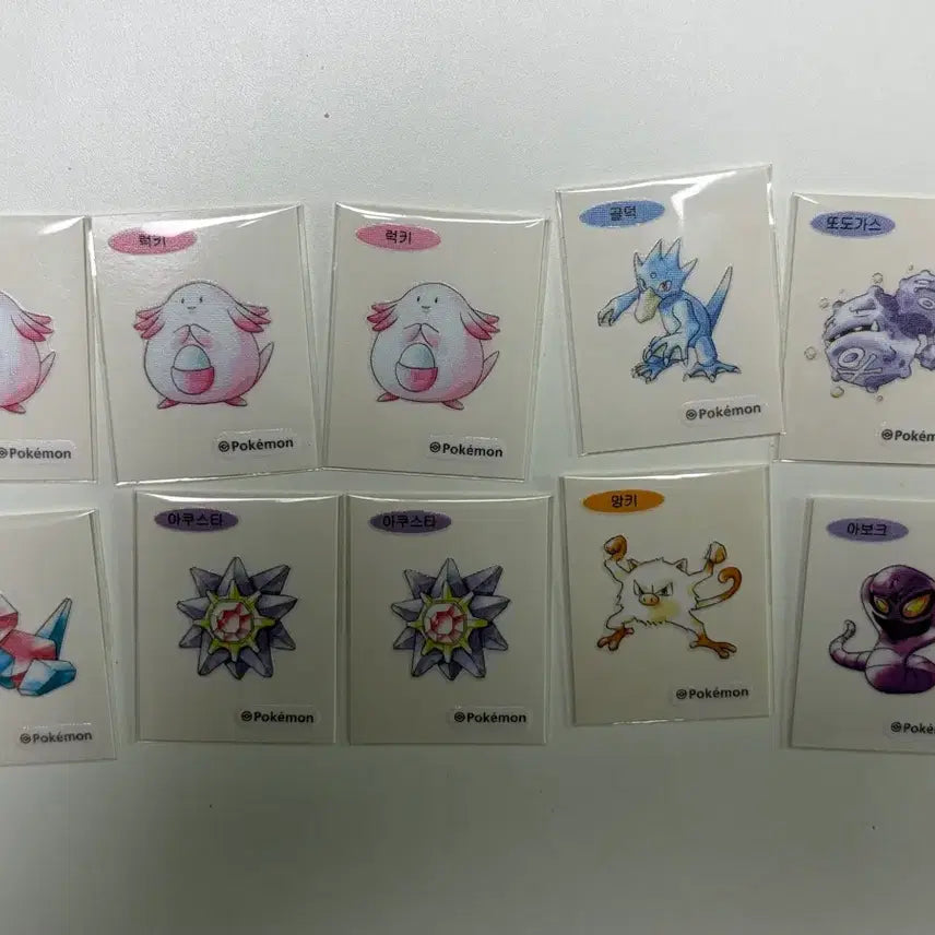 [BUNJANG] 30th Anniversary Artwork Special Pokemon Stickers (Tti-bu Seal) / [전부판매/업뎃] 30주년 아트웍 스페셜 포켓몬 띠부씰