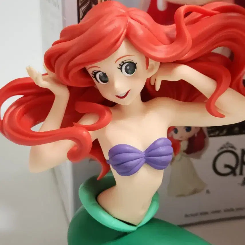 [BUNJANG] Qposket Ariel Royal Style B &amp; Crystalux Ariel Figure Set / 큐포스켓 에리얼 로얄 스타일 B, 크리스탈럭스 에리얼 인어공주 피규어
