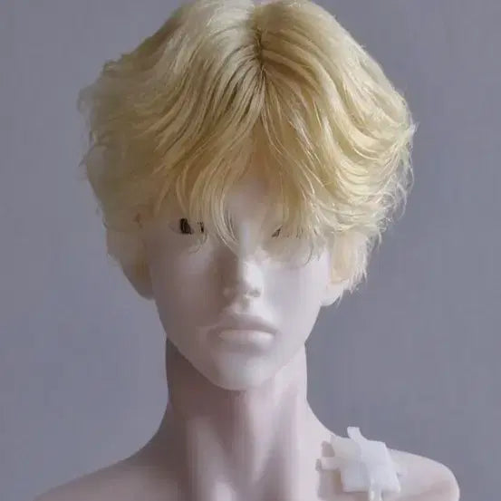 [BUNJANG] BJD Doll Wig (75cm SD Size, Blonde) / bjd 구관 75 작은 SD 사이즈 가발