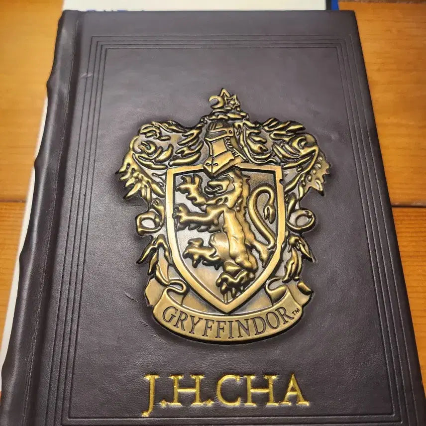 [BUNJANG] Harry Potter Gryffindor Diary with Leather Bookmark / 해리포터 가죽 양장본 책갈피 책