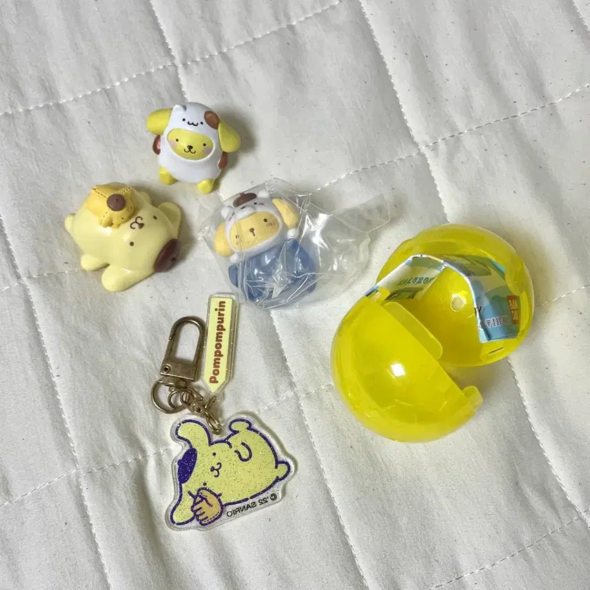 [BUNJANG] Pompompurin Collection Figure &amp; Keychain Set / 폼폼푸린 모음