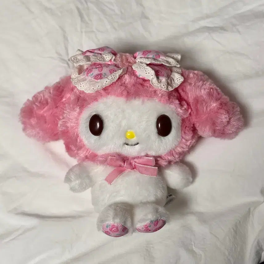[BUNJANG] Classic My Melody Rose Pattern Barrette Doll - Jihaigei, Production Type / 고전 마이멜로디 로즈패턴 바렛타 인형 지뢰계 양산형 산리오