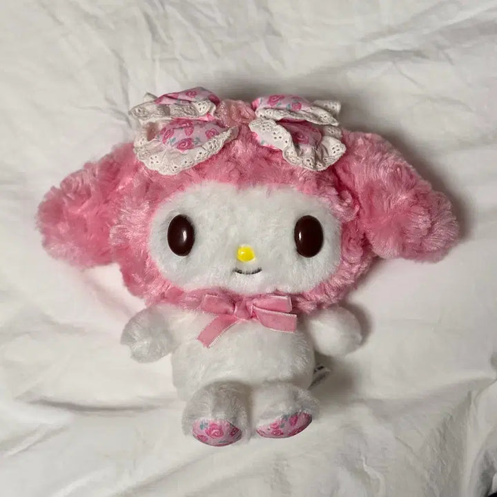 [BUNJANG] Classic My Melody Rose Pattern Barrette Doll - Jihaigei, Production Type / 고전 마이멜로디 로즈패턴 바렛타 인형 지뢰계 양산형 산리오