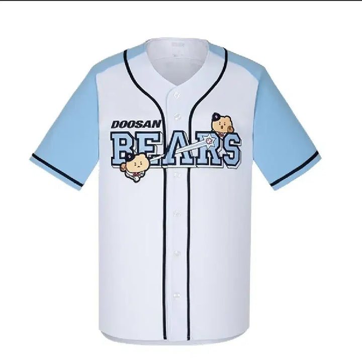 [BUNJANG] Doosan Bears x Mangom Replica Uniform 4XL / [120]두산베어스 x 망곰 레플리카 유니폼