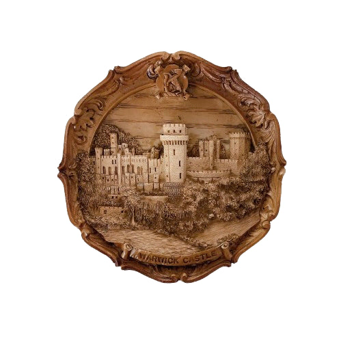 [BUNJANG] Antique Warwick Castle Handmade Wall Decor / 앤틱 영국 워릭캐슬 핸드메이드 벽걸이 장식