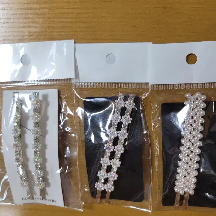 [BUNJANG] Character Hair Claw Clip + Cubic/Pearl Hair Pin Set / 캐릭터 헤어 집게핀+ 큐빅/진주 헤어핀 세트