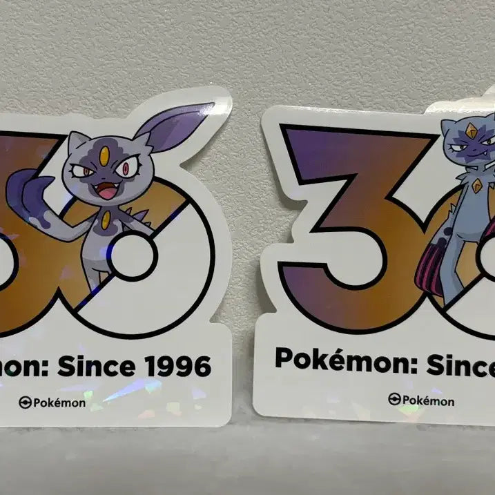 [BUNJANG] Pokemon 30th Anniversary Sticker Set - Poppuny, Poppinyk Bundle / 포켓몬 30주년 스티커 포푸니 포푸니크 일괄