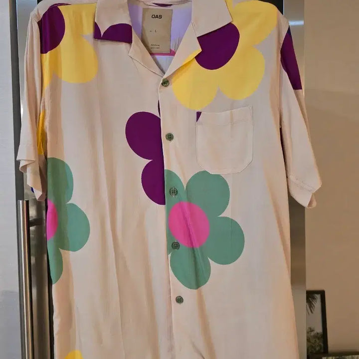 [BUNJANG] OAS Short Sleeve Shirt L / 오아스 OAS 반팔 셔츠L