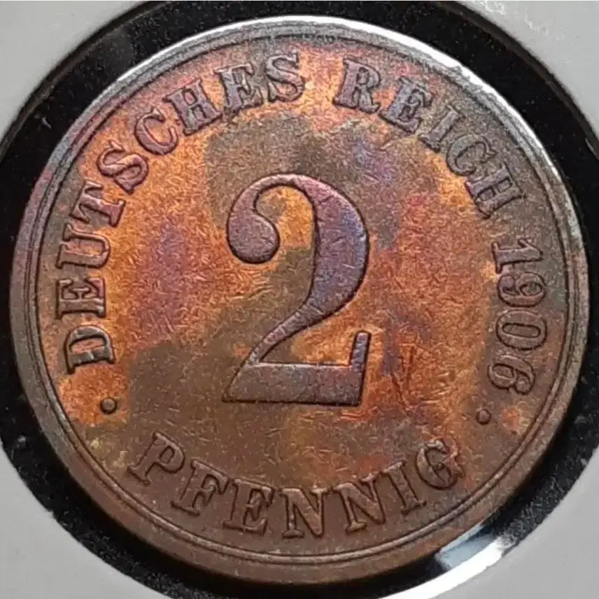 [BUNJANG] German Empire 1906 2 Pfennig Coin / 독일제국 1906년 2페닝.외국주화 주화 화폐 동전