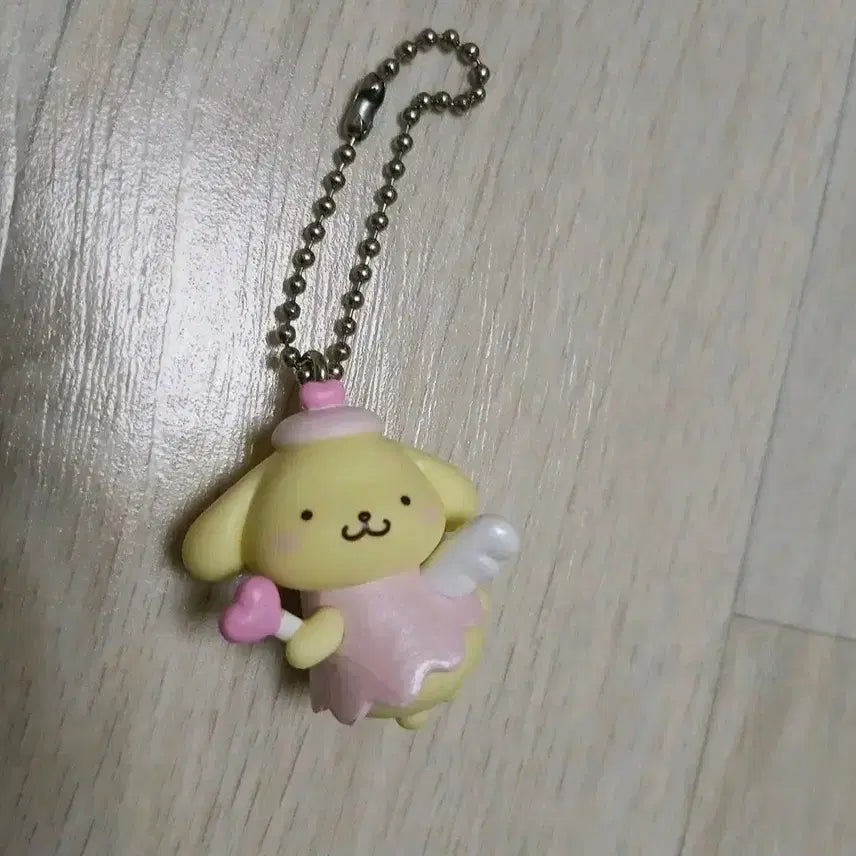 [BUNJANG] Sanrio Yumemirupurin Pompurin Keyring Gacha Figure / 산리오 유메미루 폼폼푸린 키링 가챠 피규어