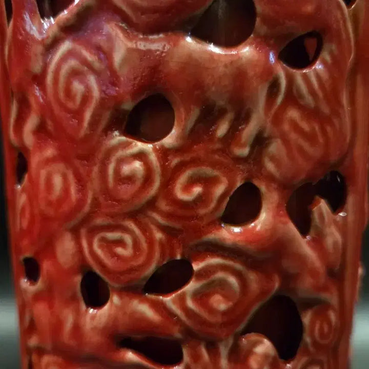 [BUNJANG] Siyo Translucent Carving Script Dragon Pattern Pencil Case / 시요 투각 서수문 사족 필통