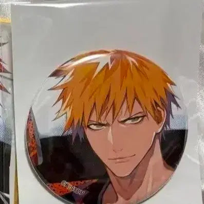 [BUNJANG] Bleach Ichigo Lam Can Badge (Sealed) / 블리치 lam 이치고 캔뱃지 미개봉 새상품
