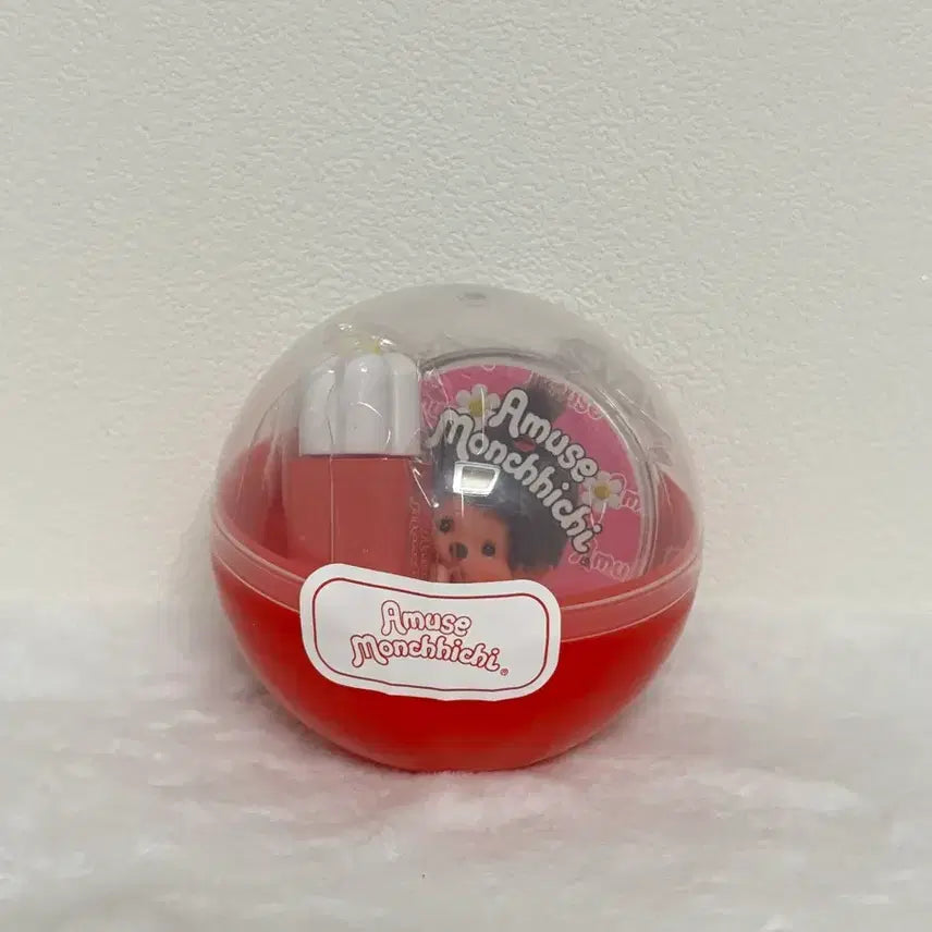 [BUNJANG] Amuse Gacha Pink Cushion Lipstick Set (Warm) with Brown Hairpin / 미개봉 어뮤즈 가챠 판매 핑크쿠션 라비앙코랄(웜) 갈색핀