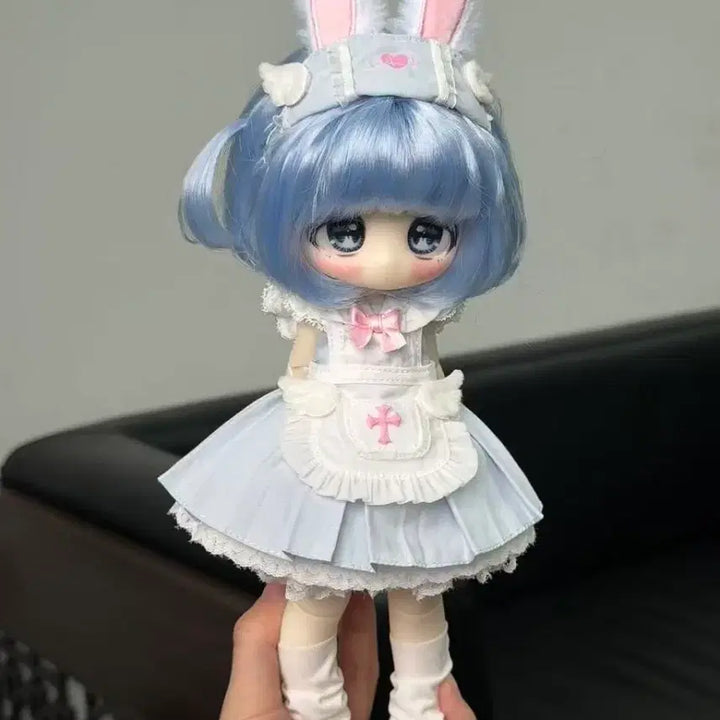 [BUNJANG] Random Blind Doll BJD (Approx. 26cm) with Wig, Outfit, and Shoes / 랜덤구관 bjd 구체관절인형 블라인드돌 소금치즈 판매
