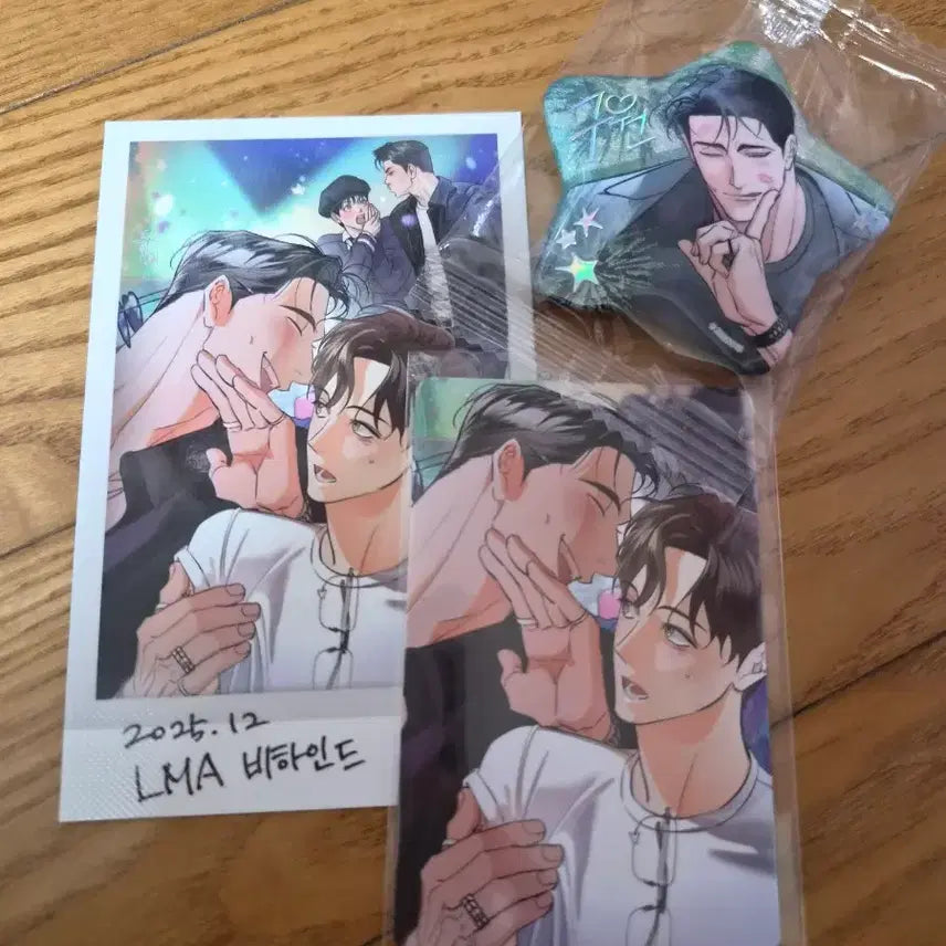 [BUNJANG] Resin Sparkles Signature Pop-up Can Badge &amp; Random Photocard / 레진 스파클즈 시그 팝업 캔뱃지 시포개 랜덤 스냅팩 포카 양도