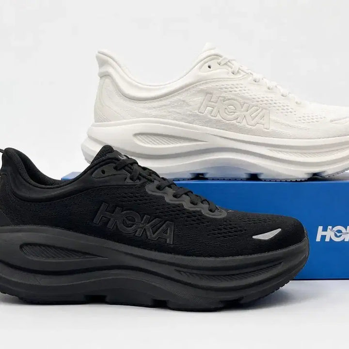 [BUNJANG] Hoka Bondi 9 Running Shoes (Black/White) / 정품/무료배송) 호카 본디9 런닝 운동화 , 블랙 화이트