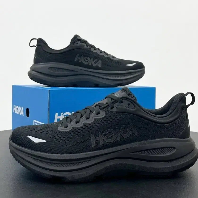 [BUNJANG] Hoka Bondi 9 Running Shoes (Black/White) / 정품/무료배송) 호카 본디9 런닝 운동화 , 블랙 화이트