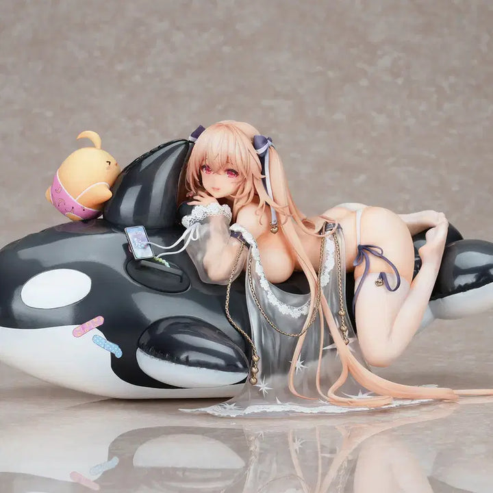 [BUNJANG] Apex Azur Lane Anchorage Dolphin Blue Lesson Ver. Figure with Bonus Acrylic Stand (Sealed) / 택포 미개봉 벽람항로 에이펙스 앵커리지 돌핀블루레슨 특전포함 팝니다