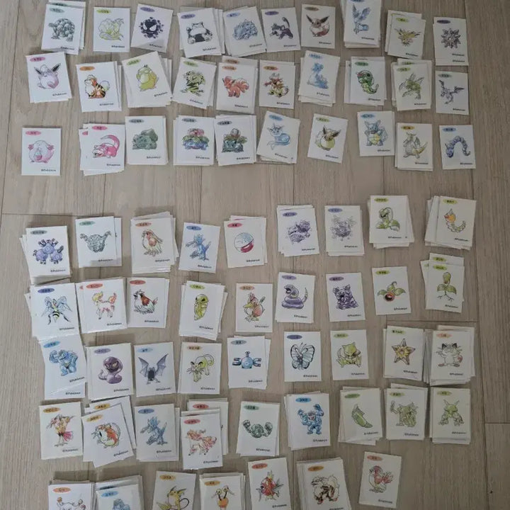 [BUNJANG] Pokemon Stickers / 포켓몬띠부씰 판매