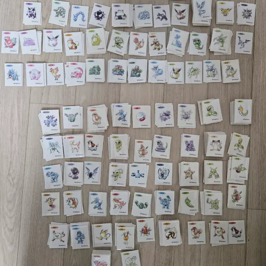 [BUNJANG] Pokemon Stickers / 포켓몬띠부씰 판매