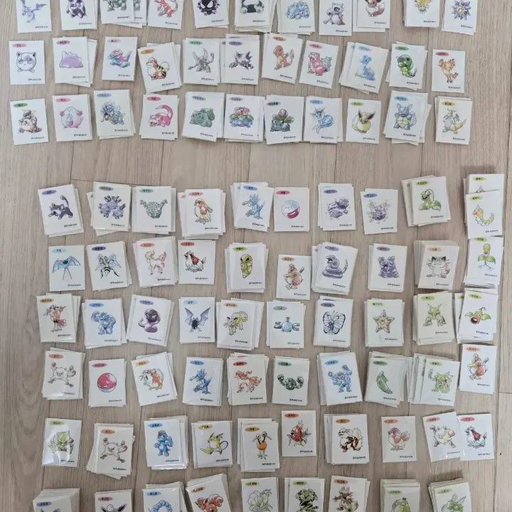 [BUNJANG] Pokemon Stickers / 포켓몬띠부씰 판매