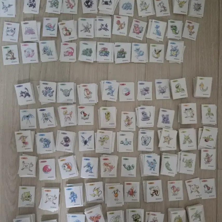 [BUNJANG] Pokemon Stickers / 포켓몬띠부씰 판매