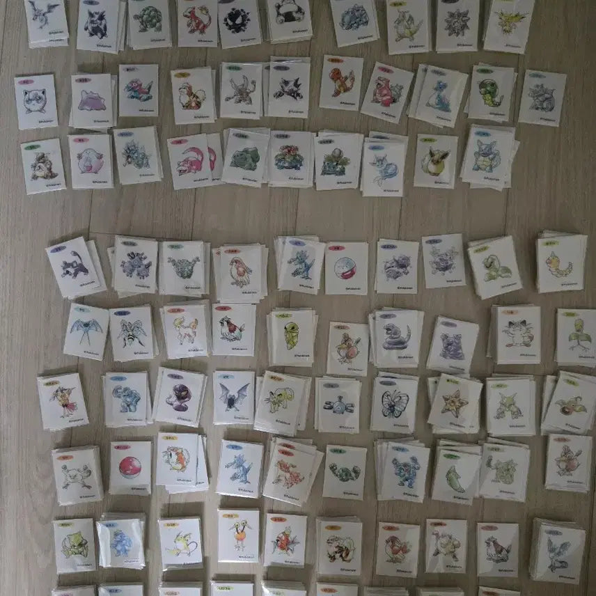 [BUNJANG] Pokemon Stickers / 포켓몬띠부씰 판매