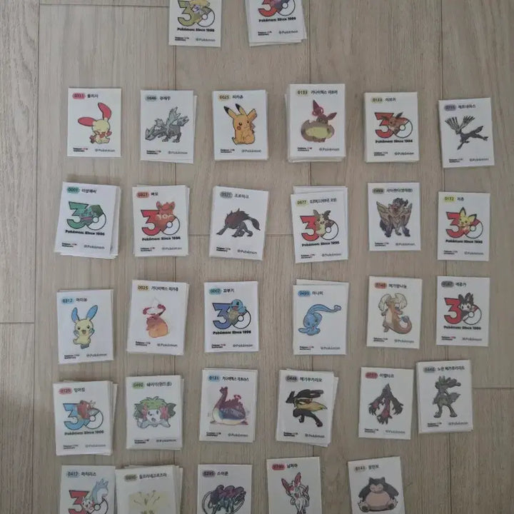 [BUNJANG] Pokemon Stickers / 포켓몬띠부씰 판매