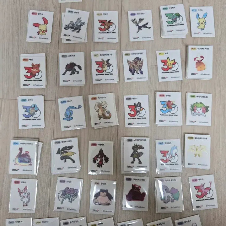 [BUNJANG] Pokemon Stickers / 포켓몬띠부씰 판매