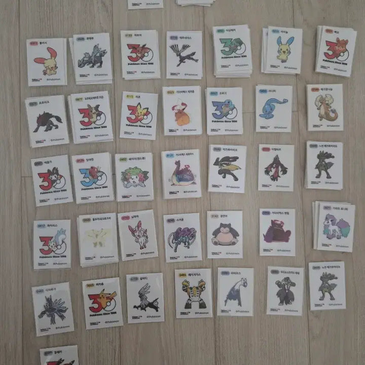 [BUNJANG] Pokemon Stickers / 포켓몬띠부씰 판매