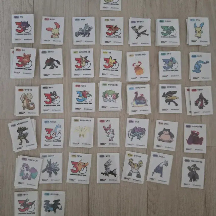 [BUNJANG] Pokemon Stickers / 포켓몬띠부씰 판매