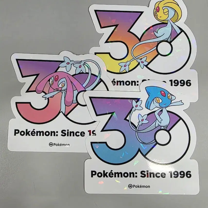 [BUNJANG] Aggron, Emboar, Uxie Pokémon Logo Stickers Set / 아그놈 엠라이트 유크시 포켓몬 로고스티커 팝니다~