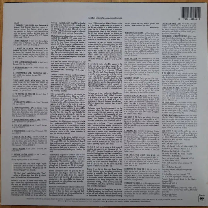 [BUNJANG] Billie Holiday Quintessential LP (1933-1935) / Jazz/빌리 홀리데이Quintessential LP(1933-1935)