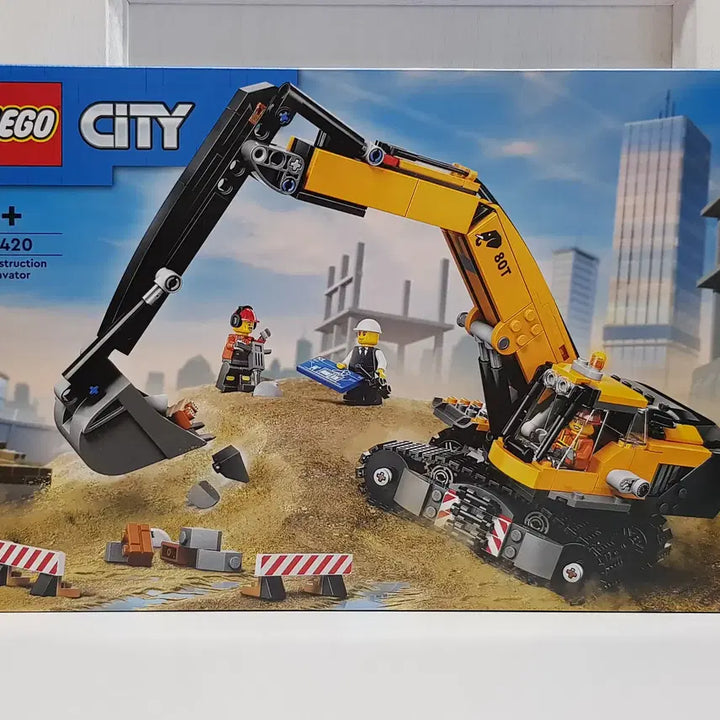 [BUNJANG] LEGO 60420 Yellow Construction Excavator / 레고 60420 노란색 건설용 굴착기