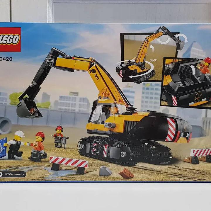 [BUNJANG] LEGO 60420 Yellow Construction Excavator / 레고 60420 노란색 건설용 굴착기