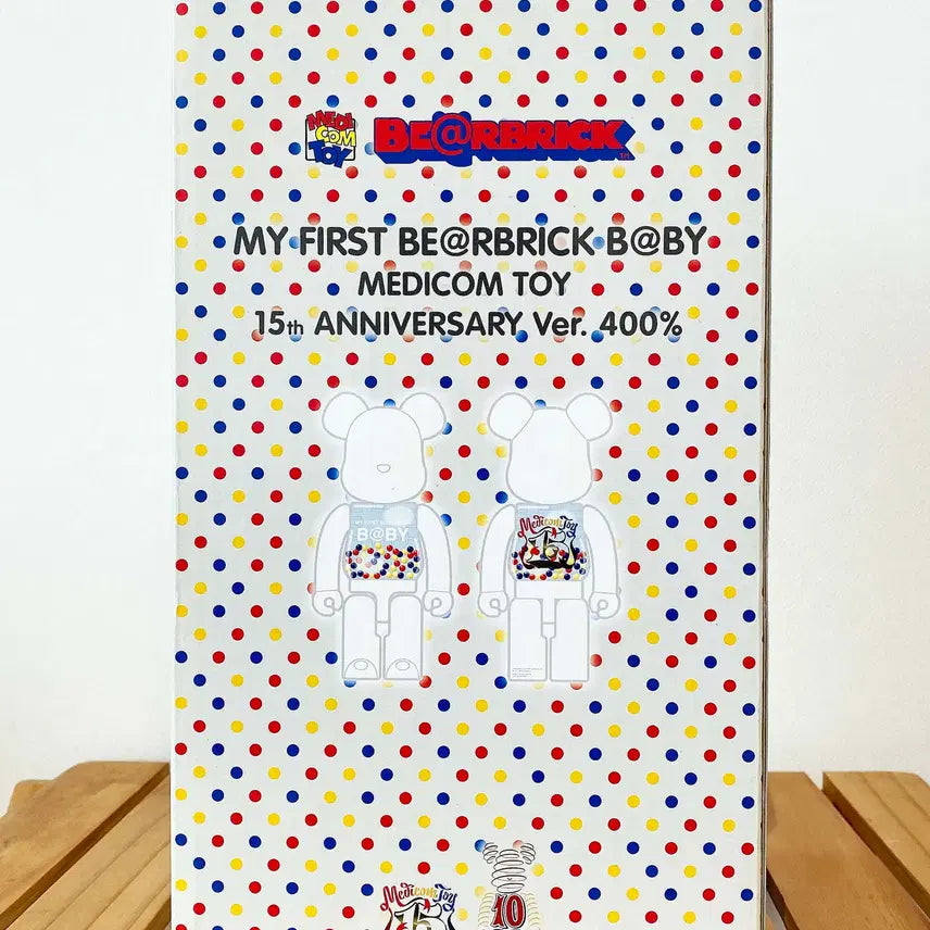 [BUNJANG] Medicom Toy My First Baby 15th Anniversary Edition Bearbrick 400% White Pearl Coating / 베어브릭400% 마이퍼스트 화이트 펄코팅ver