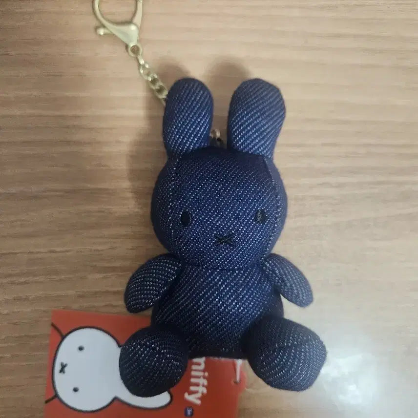 [BUNJANG] Miffy Plush Keychain (Navy) / (새제품) 미피 인형키링 (네이비)