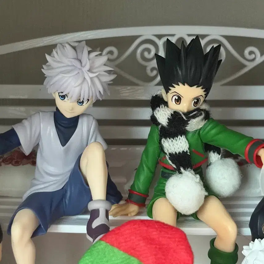 [BUNJANG] Hunter x Hunter Kilua &amp; Gon Noodle Stopper Figure Bundle Set / 헌터헌터 헌헌 키르아 곤 누들스토퍼 피규어 일괄 양도