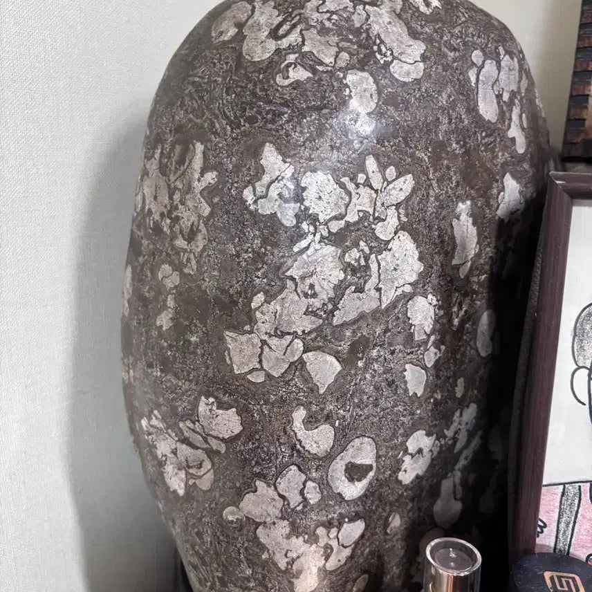 [BUNJANG] Decorative Stone with Floral Pattern - Small and Large Sizes / 꽃돌 작은거, 큰거