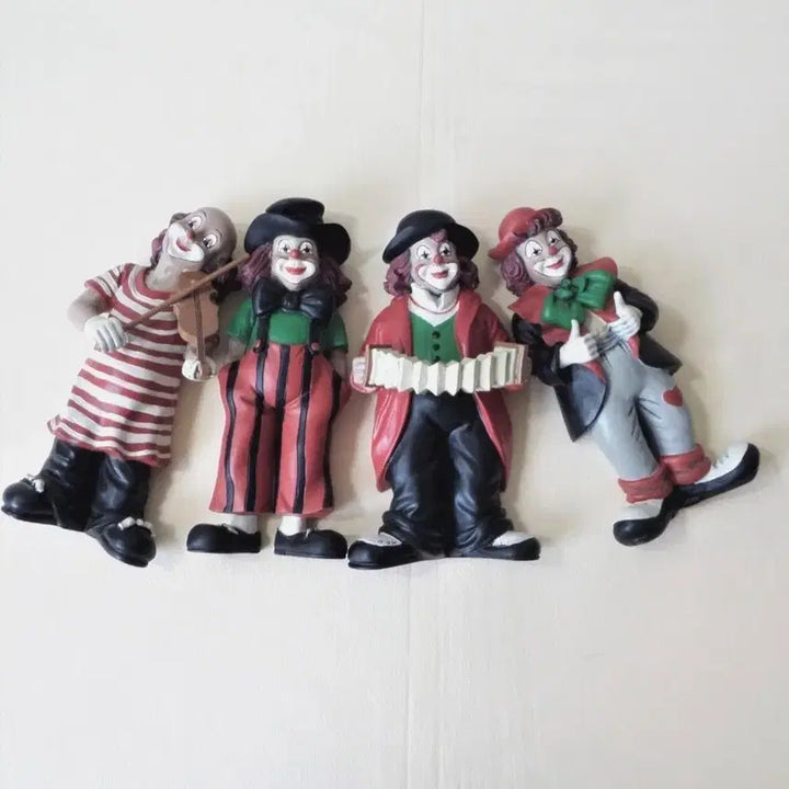 [BUNJANG] Guild of Crafts German Clown Figurine Set (4 pcs) / 독일  수공예 길드 광대  피겨 4점