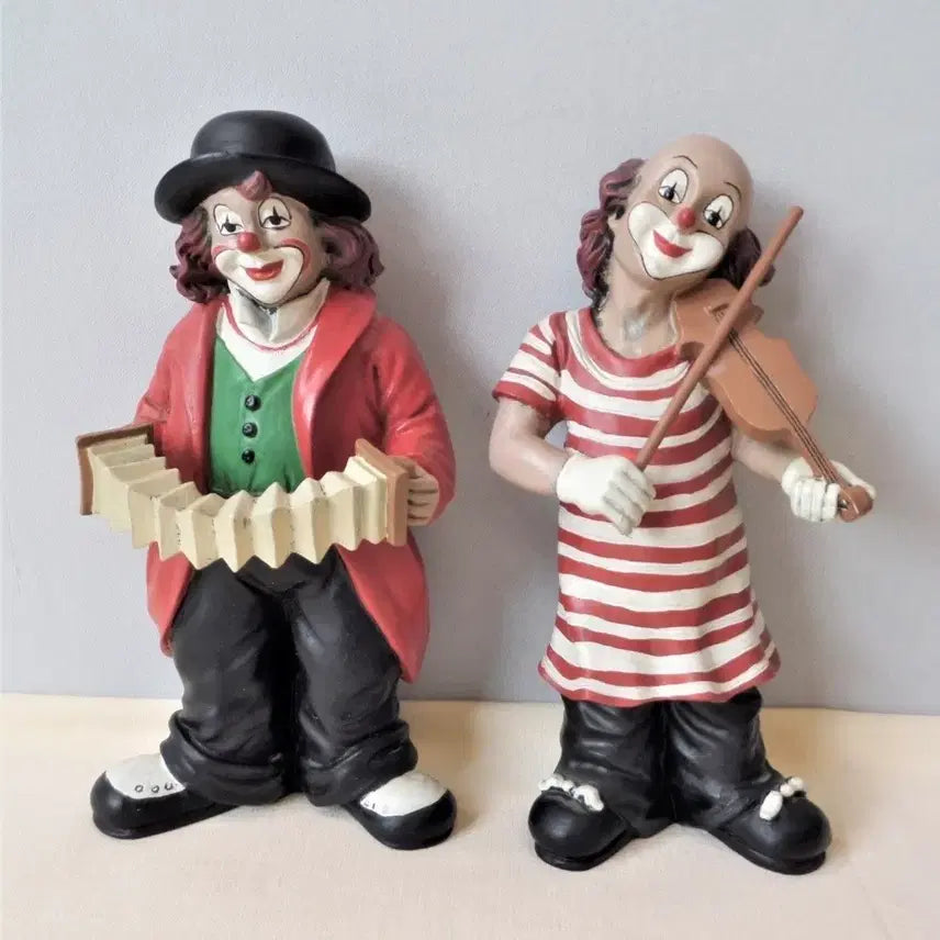 [BUNJANG] Guild of Crafts German Clown Figurine Set (4 pcs) / 독일  수공예 길드 광대  피겨 4점