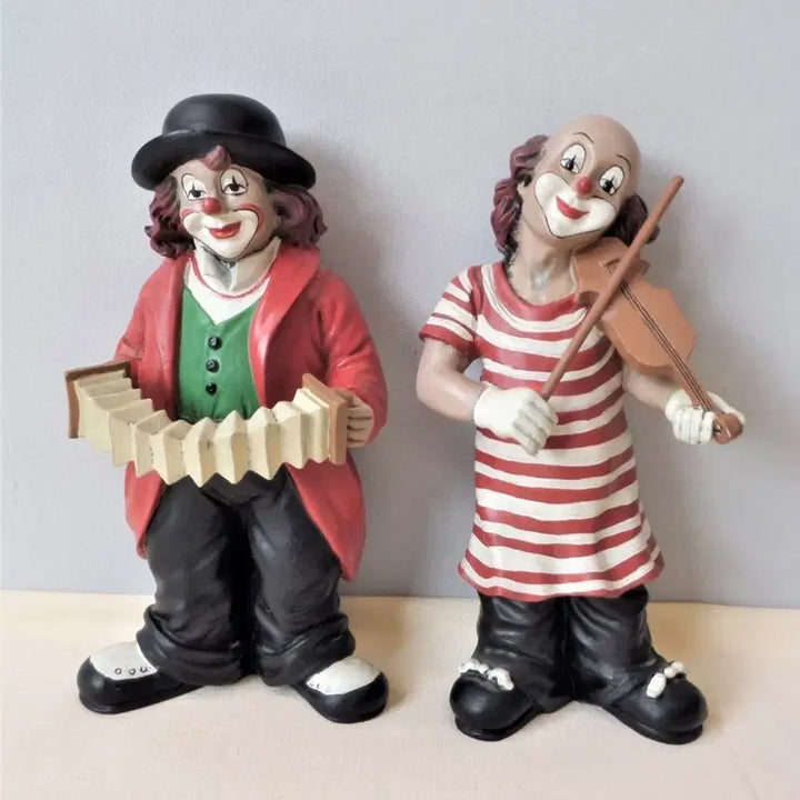 [BUNJANG] Guild of Crafts German Clown Figurine Set (4 pcs) / 독일  수공예 길드 광대  피겨 4점