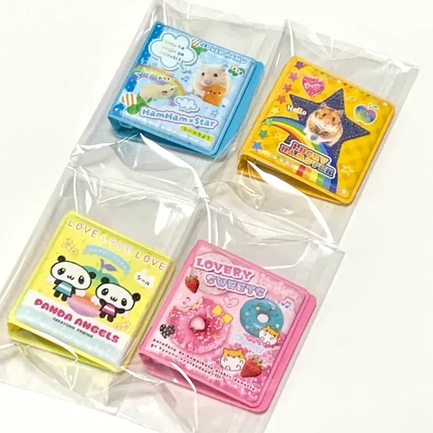 [BUNJANG] Retro Heisei Sticker Book &amp; Seal Book Set / 레트로 헤이세이 스티커북 씰북 가챠 다꾸