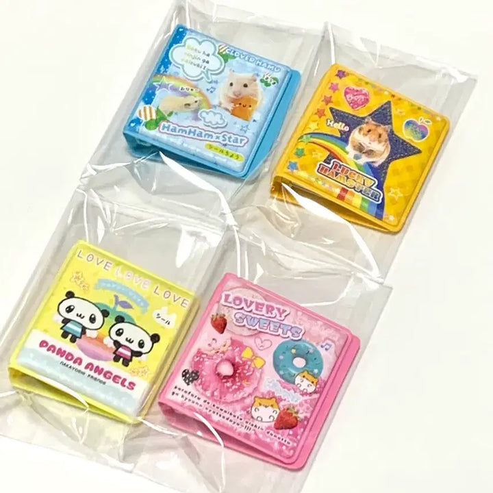[BUNJANG] Retro Heisei Sticker Book &amp; Seal Book Set / 레트로 헤이세이 스티커북 씰북 가챠 다꾸