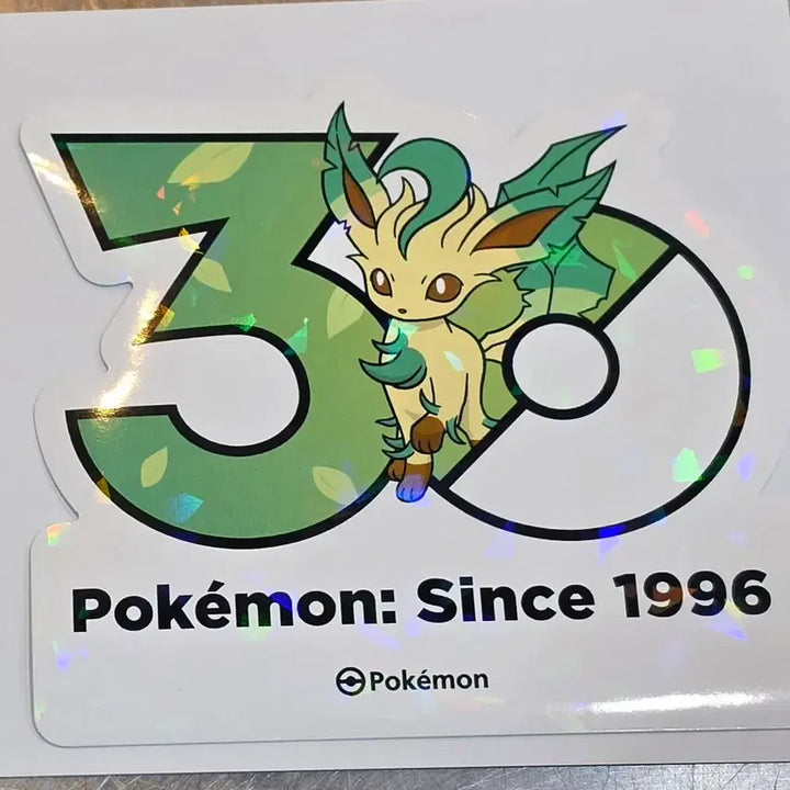 [BUNJANG] Pokemon 30th Anniversary Logo Sticker Bundle (Leafeon &amp; Glaceon) / 포켓몬 30주년 로고스티커 리피아 글레이시아 일괄판매