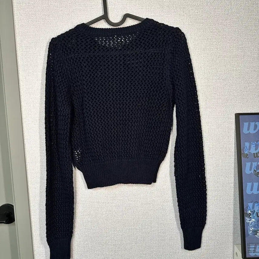 [BUNJANG] Navy Knit Cardigan / 새상품) 네이비색 니트 가디건