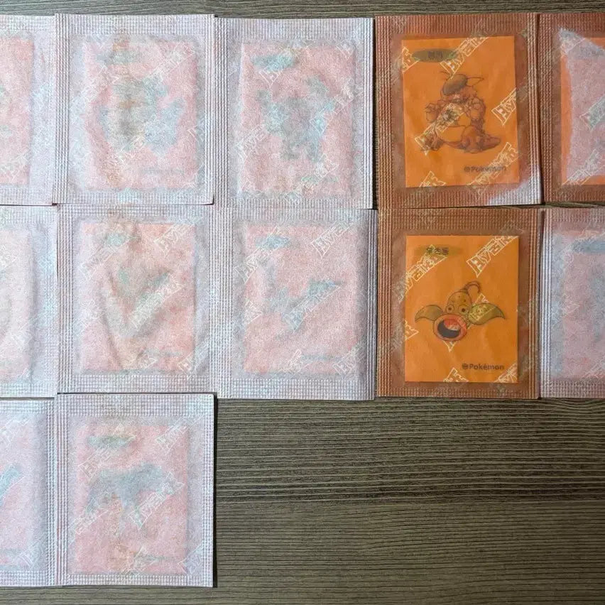[BUNJANG] Pokemon Artwork Stickers Unsealed Bundle Set (12 Types) / 포켓몬스터 아트웍 띠부씰 미개봉 12종 일괄