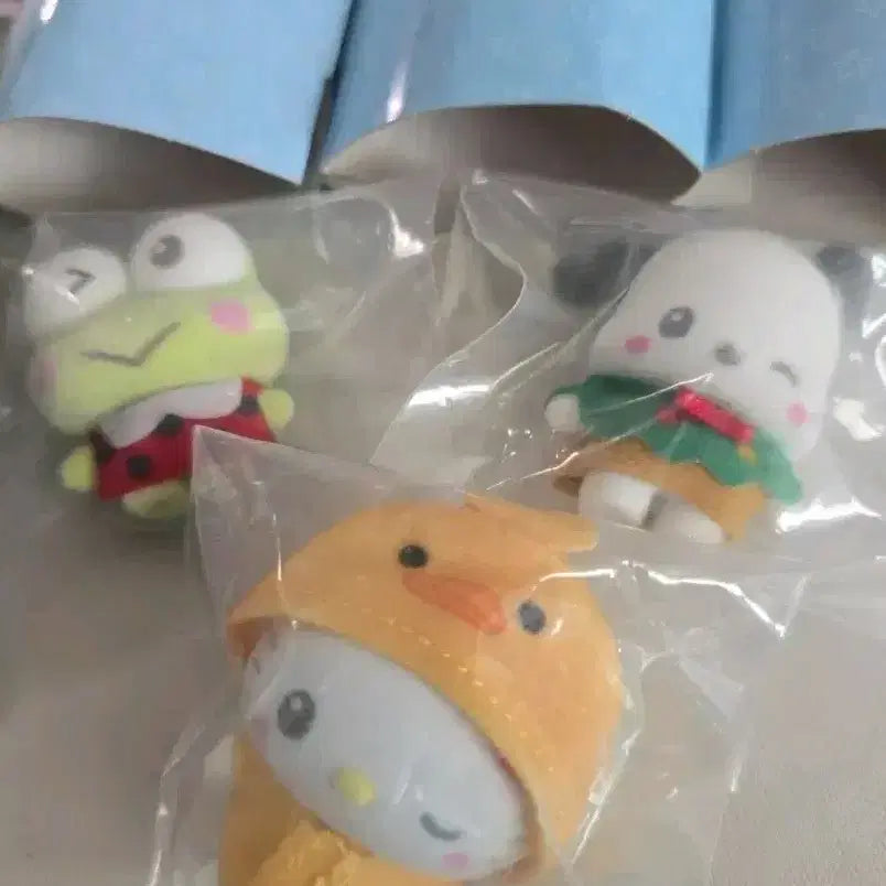 [BUNJANG] Puchitomo Fluffy Figures (Kitty, Pochacco, Keroppi) / 푸치토모 플로키 피규어